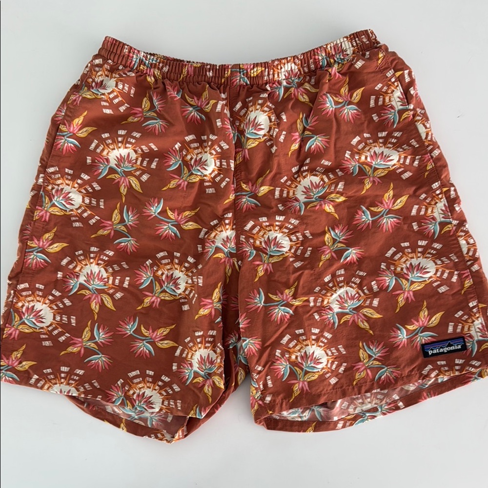 Patagonia Brown Athletic Shorts Lightweight Quick-Drying